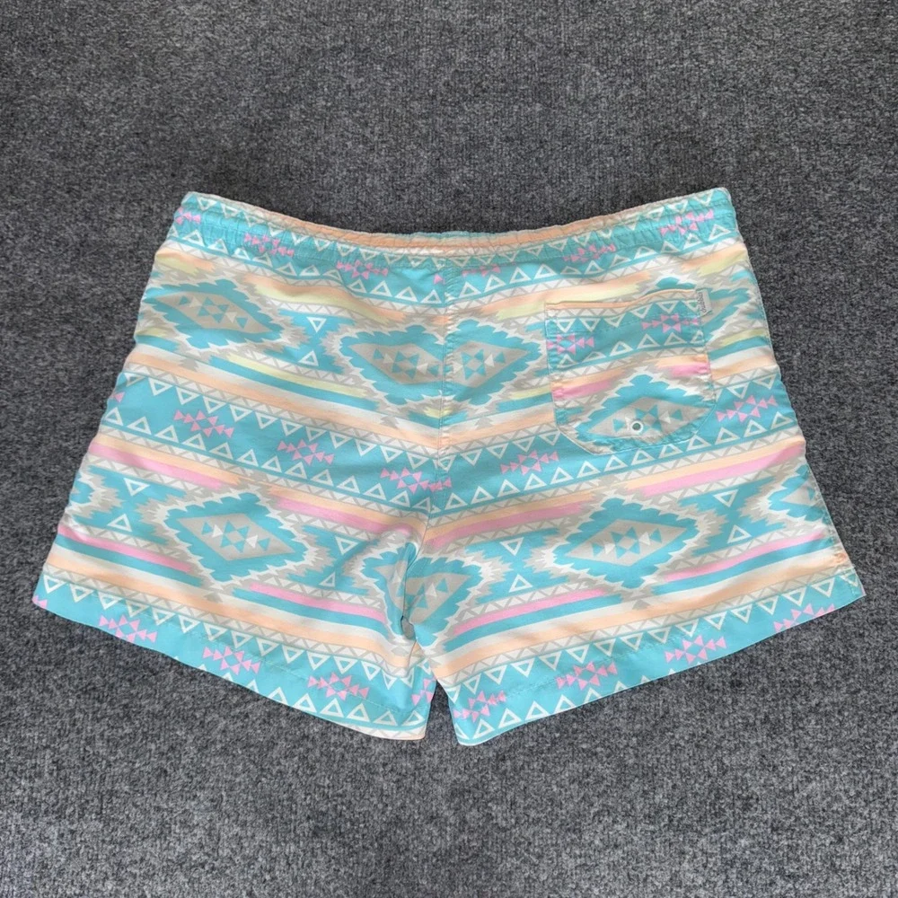Chubbies Swim Trunks Mens L 38x5.5 Geometric Shorts Quick‎ Dry Lined Drawstring